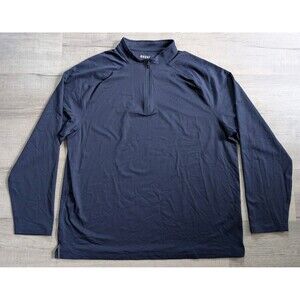 Rhone 1/4 Quarter Zip Mens 2XL Session Performance Pullover Stretch Golf Blue